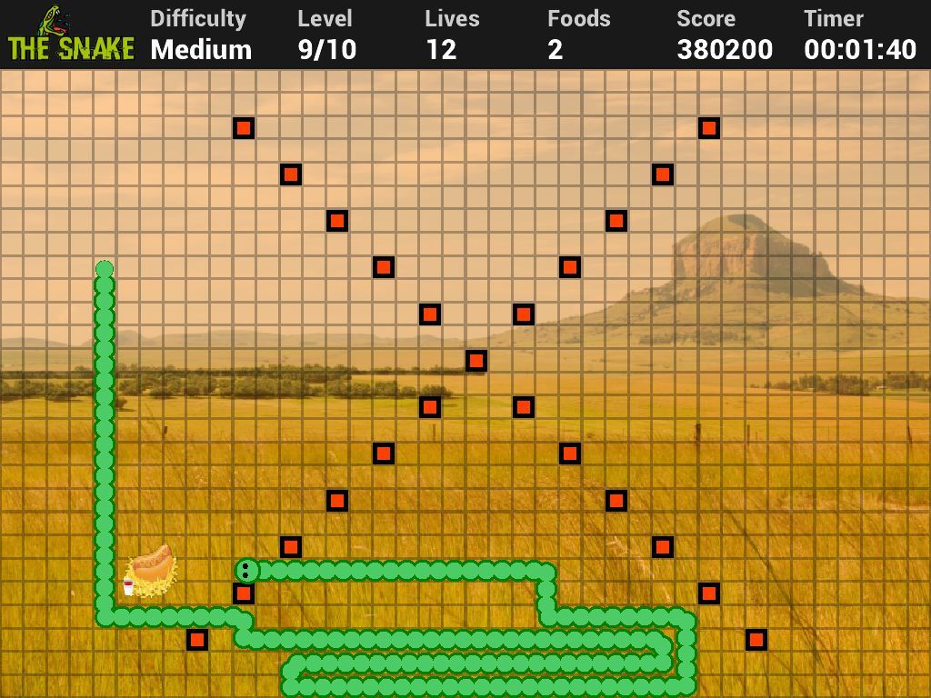 Snake game - Made With GeeXLab