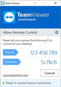 TeamViewer QuickSupport screenshot