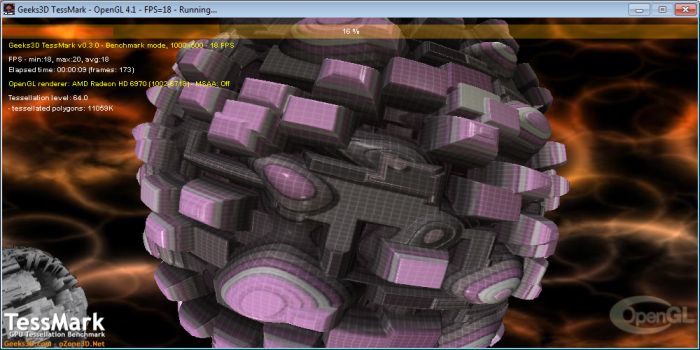 TessMark, OpenGL Tessellation Benchmark