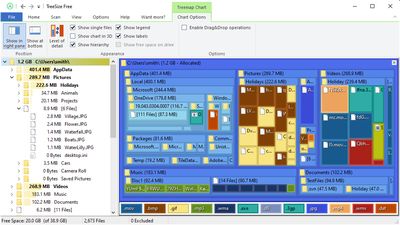 TreeSize Free screenshot