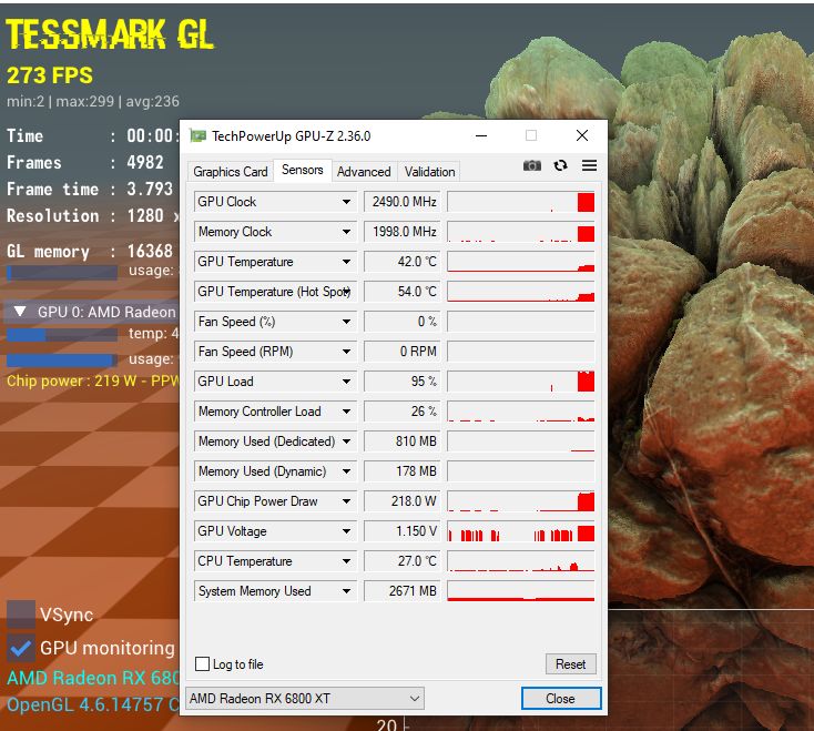ASUS TUF GAMING Radeon RX 6800 XT OC 16GB - max GPU clock speed