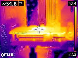 ASUS TUF GAMING Radeon RX 6800 XT OC 16GB - thermal imaging - stress test