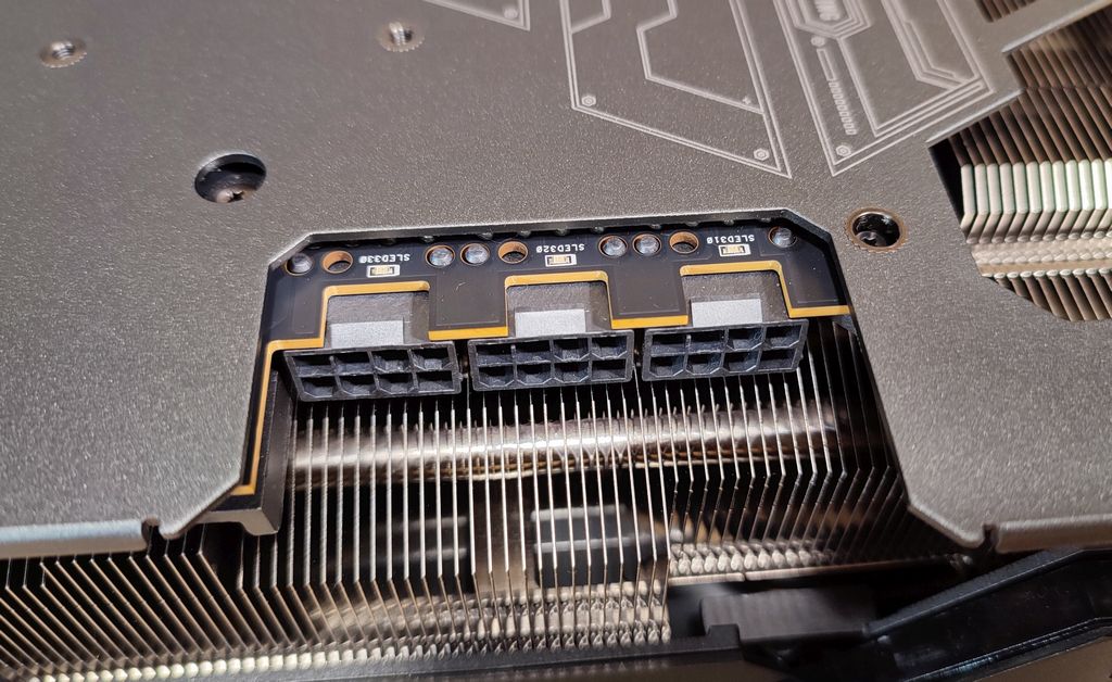ASUS TUF Radeon RX 7900 XT OC 20GB Review - three 8-pin power connectors
