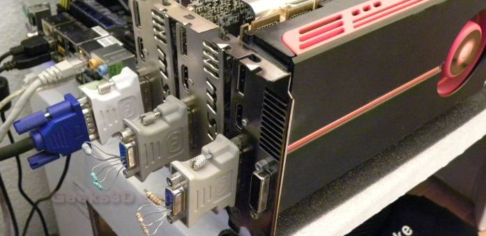VGA hack, dummy VGA dongle