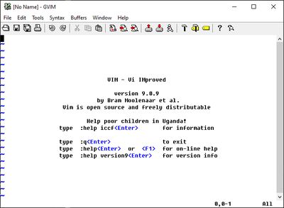 Vim screenshot