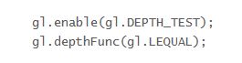 WebGL code snippet