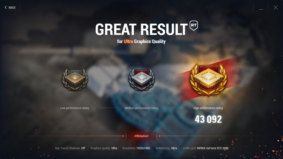 World of Tanks enCore Graphics Benchmark with Ray Traced Shadow