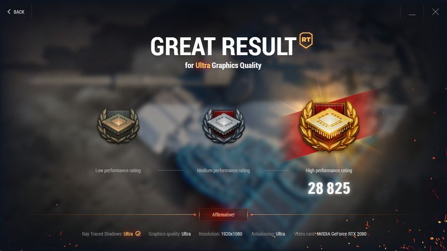 World of Tanks enCore Graphics Benchmark with Ray Traced Shadow