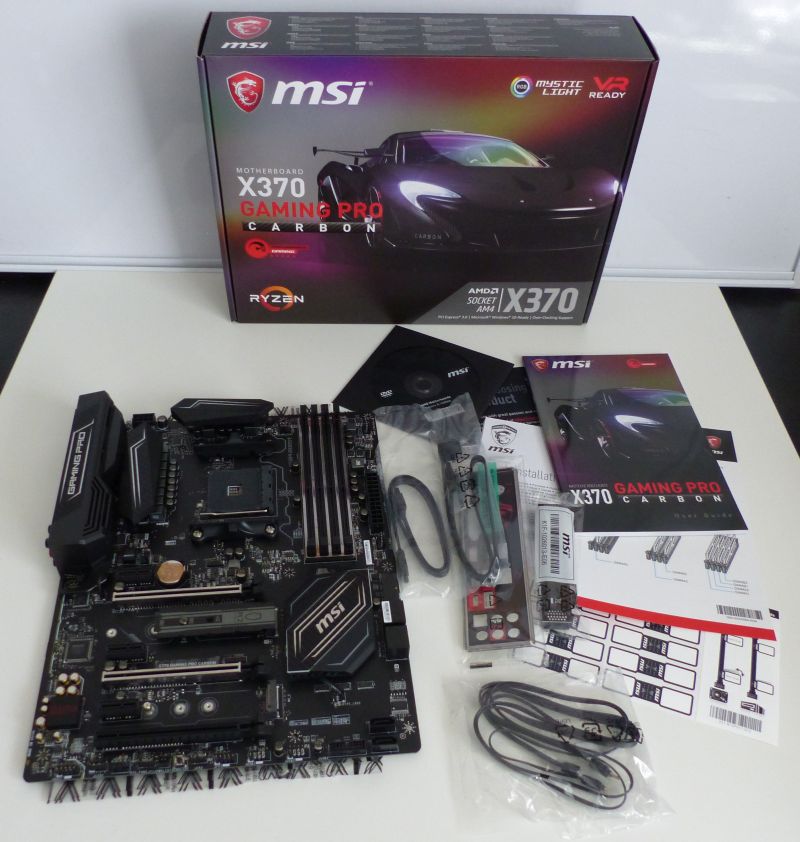 MSI X370 Gaming Pro Carbon Motherboard