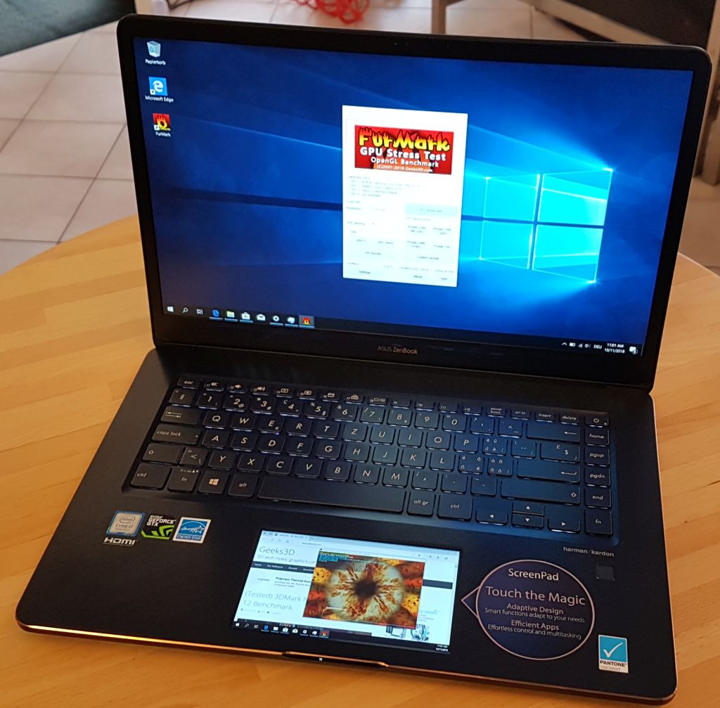 ASUS ZenBook Pro UX580G - Notebook with ScreenPad