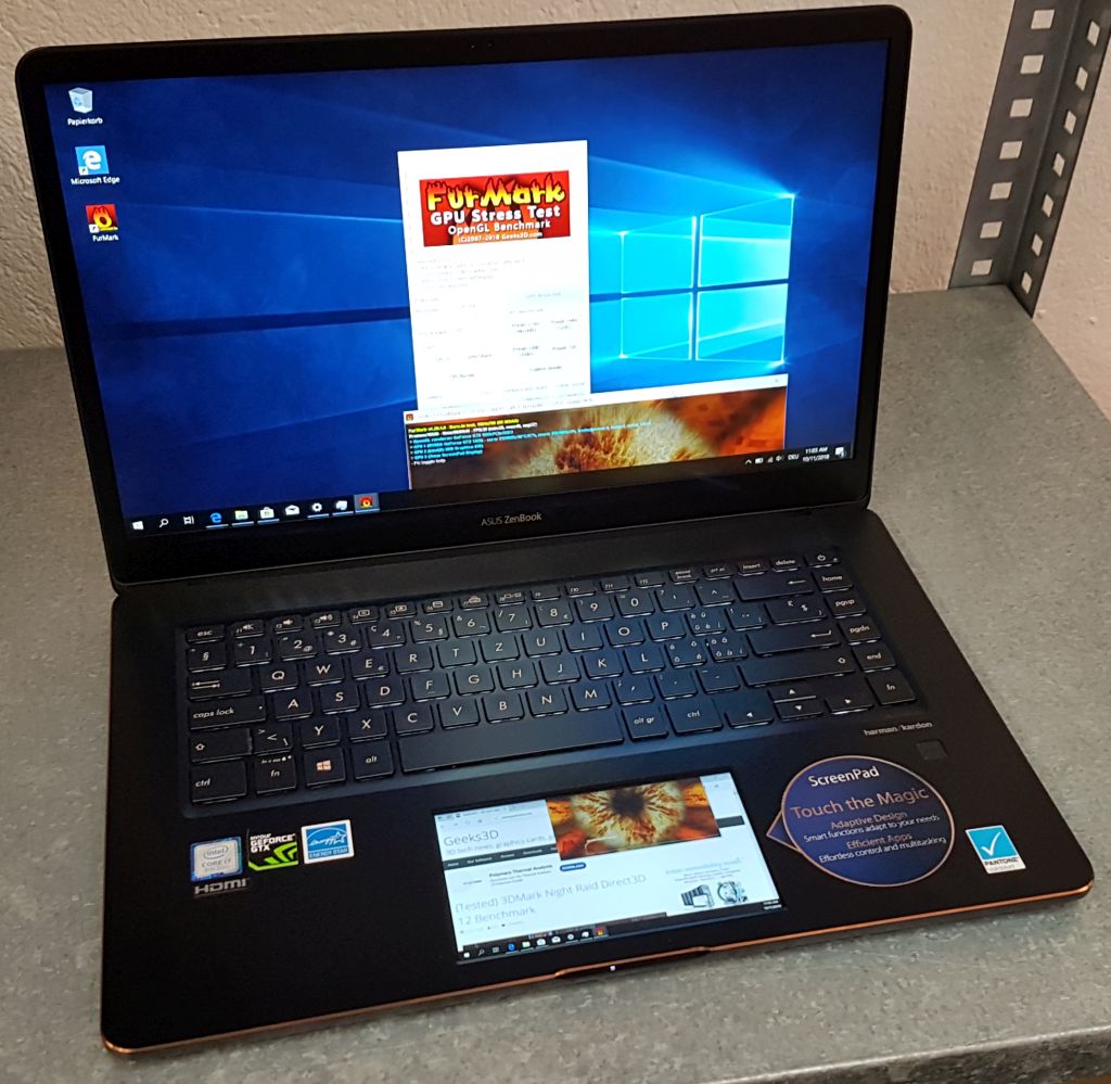 ASUS ZenBook Pro UX580G - Notebook with ScreenPad