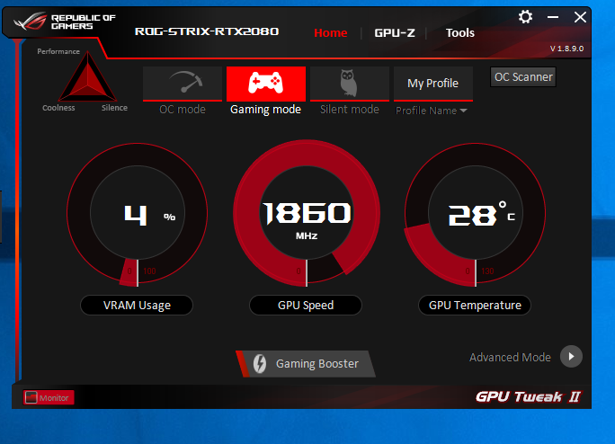 ASUS GPU Tweak II - OC Scanner