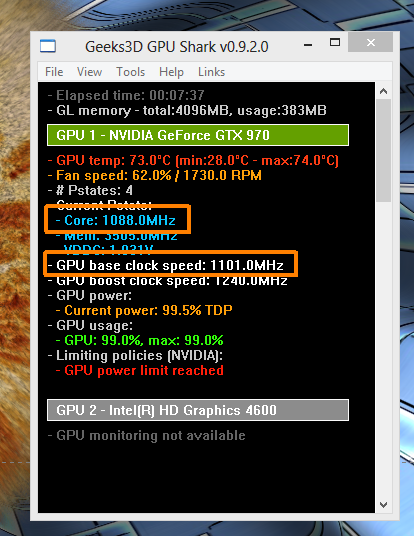 MSI GeForce GTX 970 4GD5T OC - FurMark stress test - new VGA BIOS