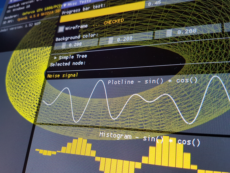 GeeXLab + ImGui