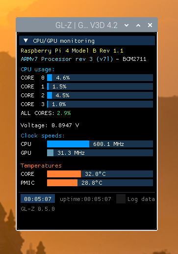 GL-Z - Raspberry Pi platform
