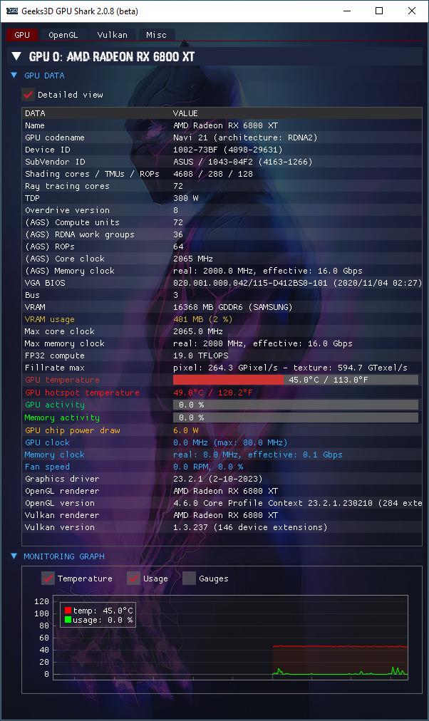 AMD Adrenalin 2020 Edition - GPU Shark 2 + Radeon RX 6800 XT